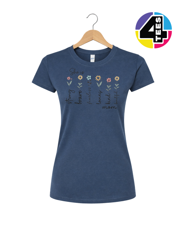 Blooming Strength Mom Women's Tee