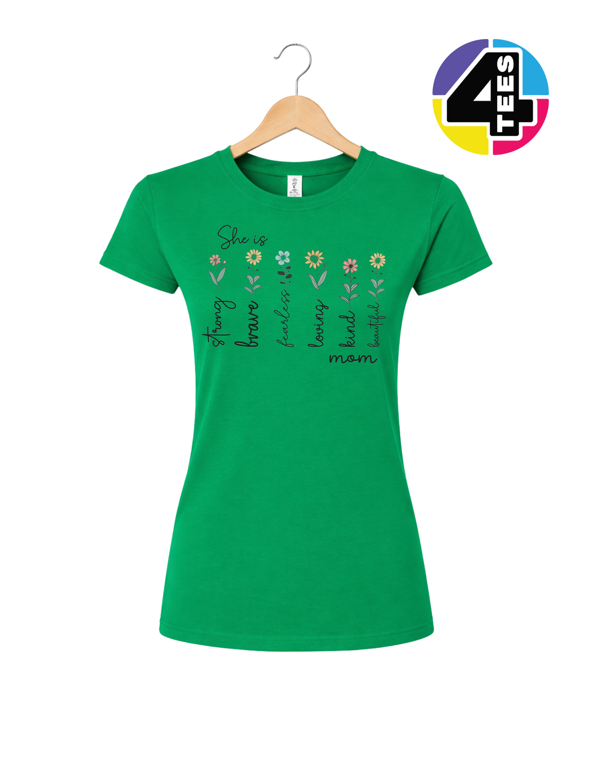 Blooming Strength Mom Women's Tee