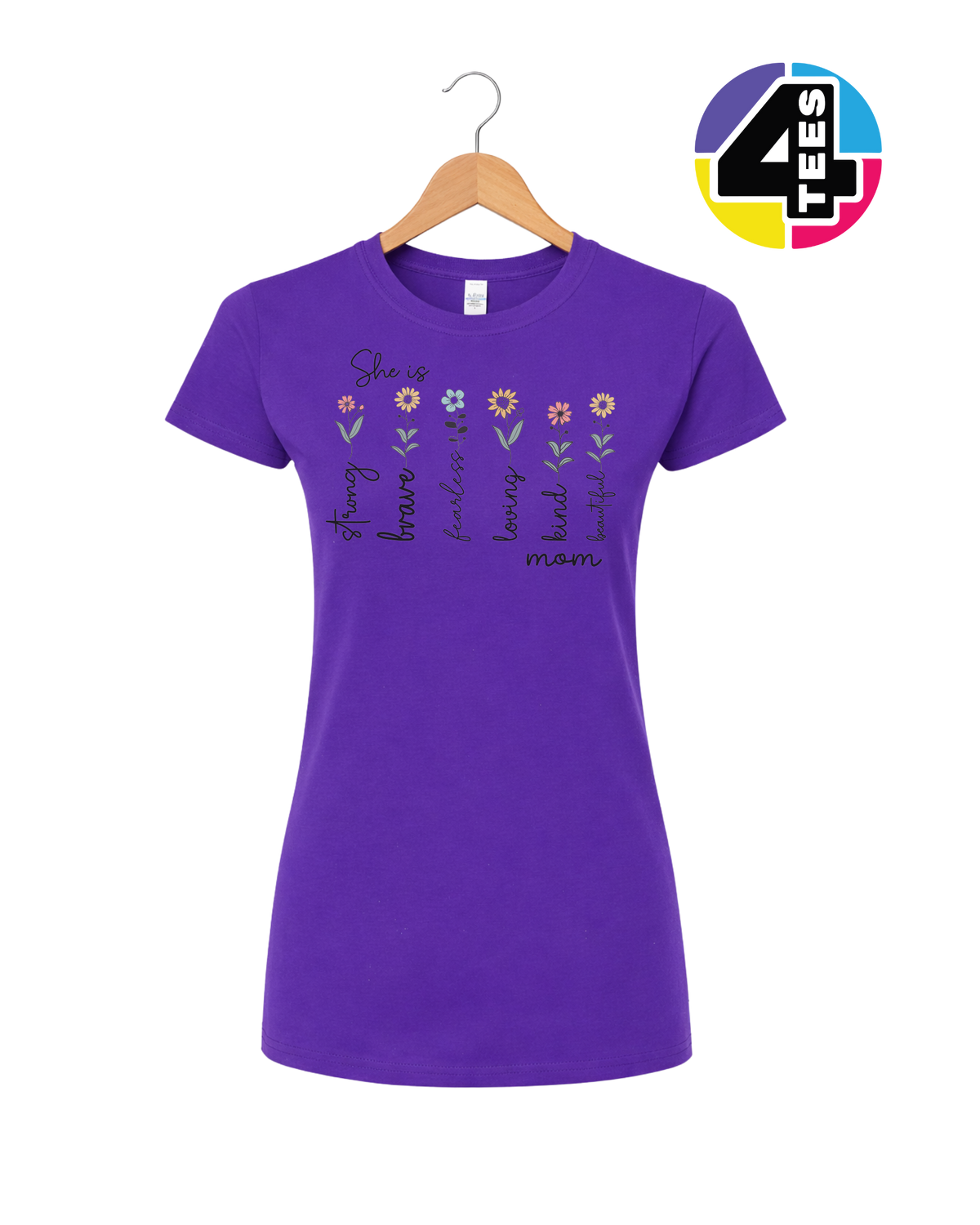 Blooming Strength Mom Women's Tee
