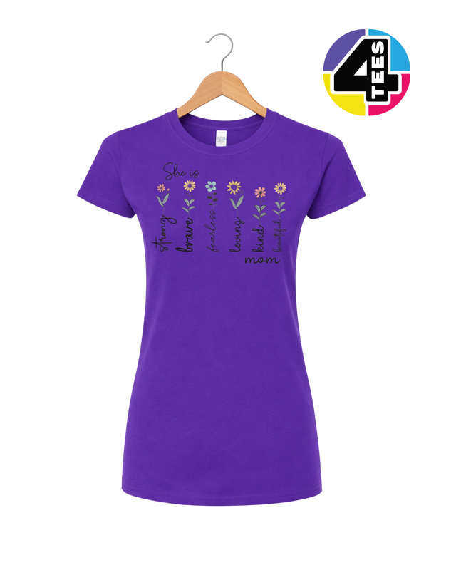 Blooming Strength Mom Women's Tee