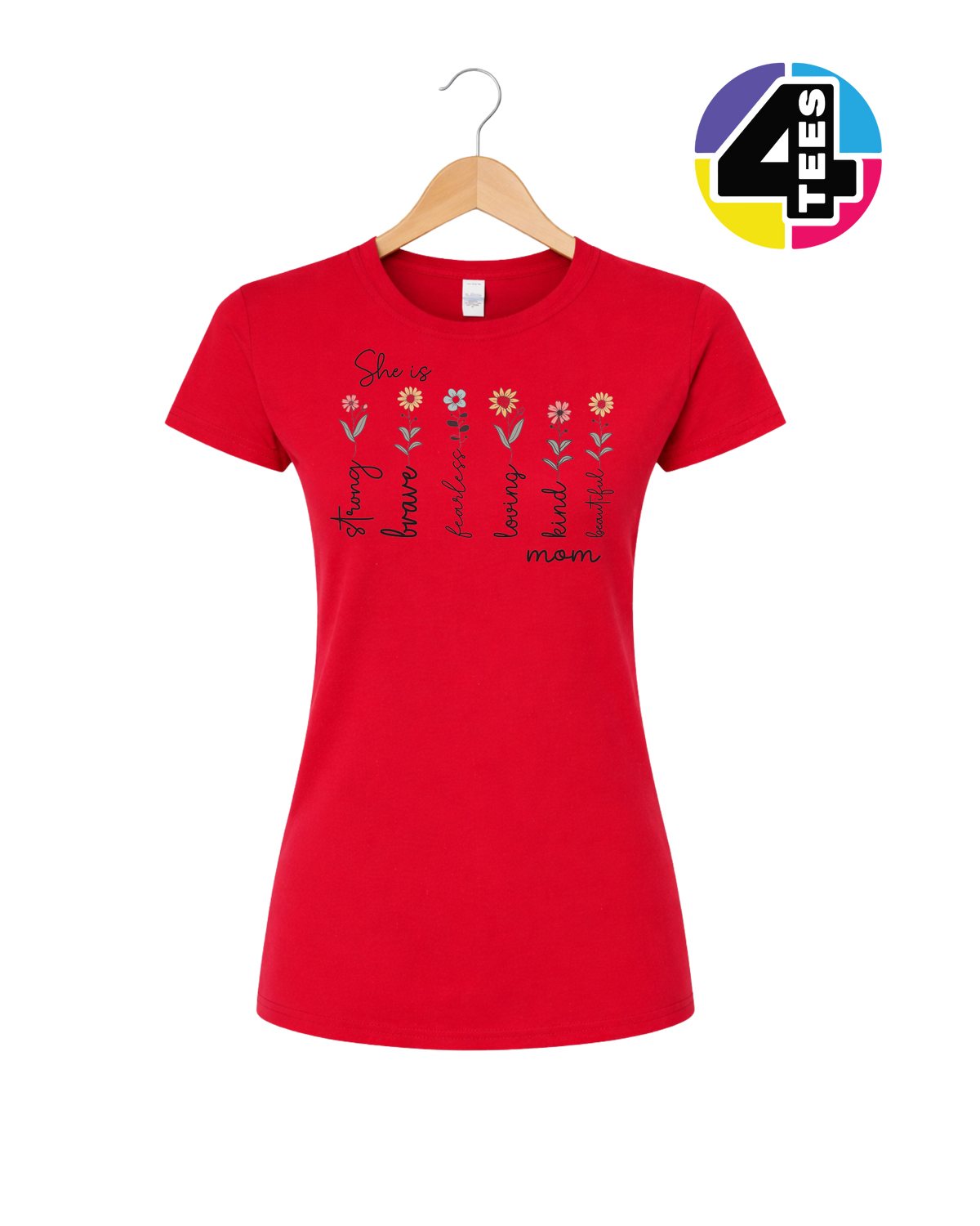 Blooming Strength Mom Women's Tee