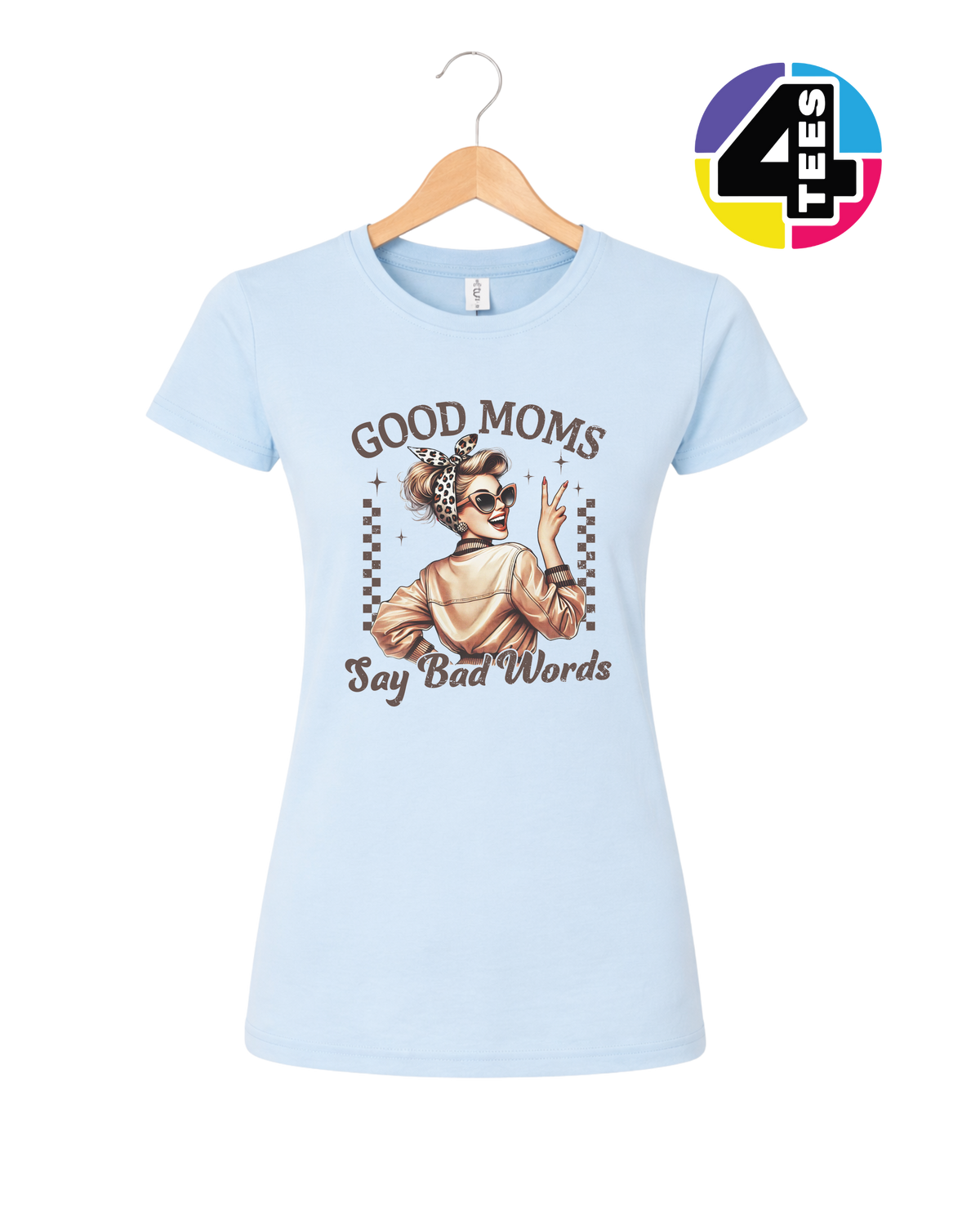 Retro Rebel Mom Vibes Women's Tee