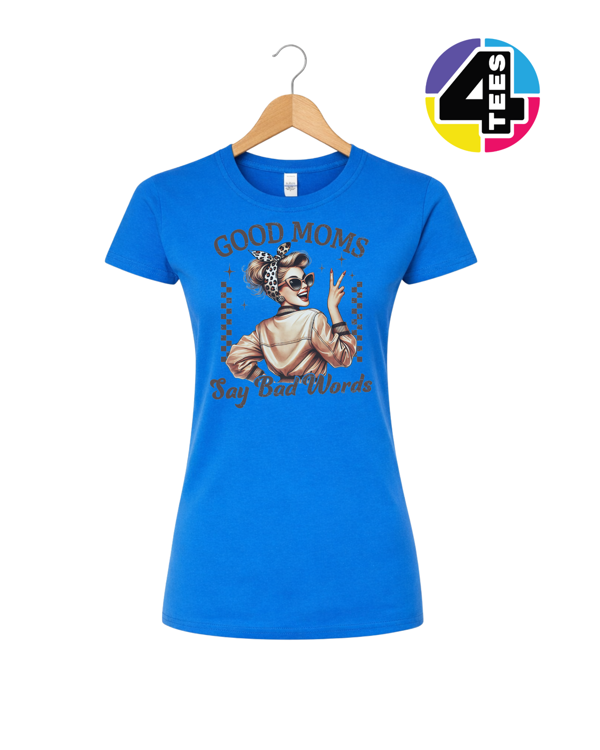 Retro Rebel Mom Vibes Women's Tee