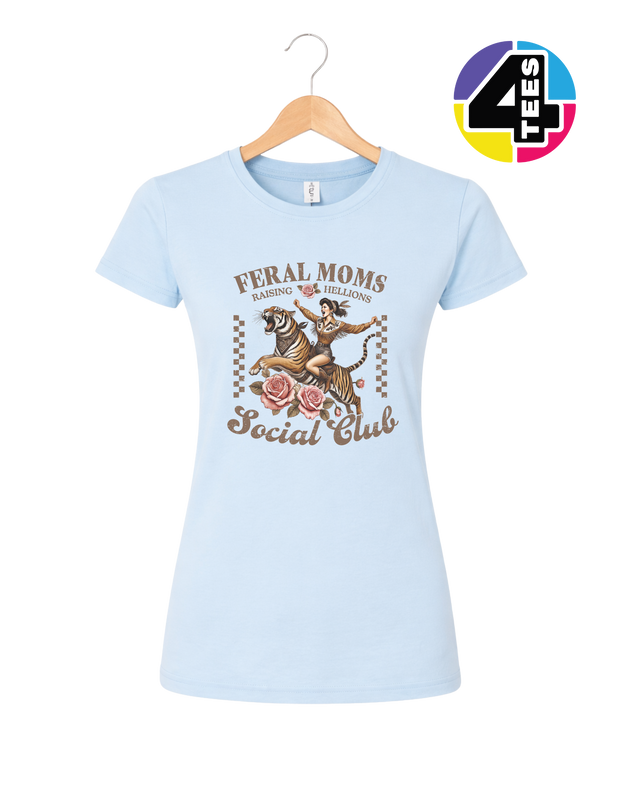 Feral Moms Social Club Women's Tee