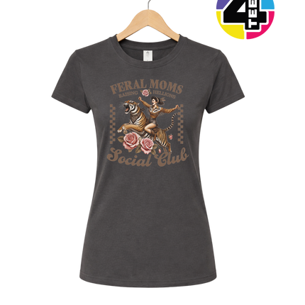 Feral Moms Social Club Women's Tee