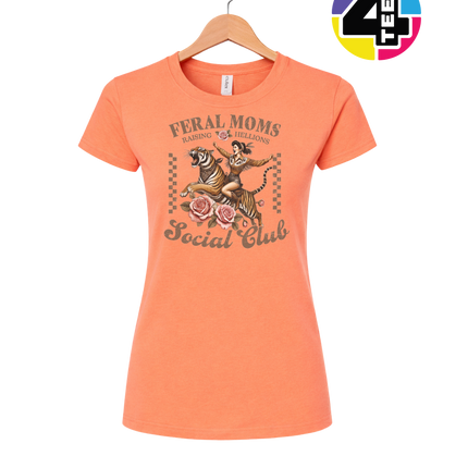 Feral Moms Social Club Women's Tee