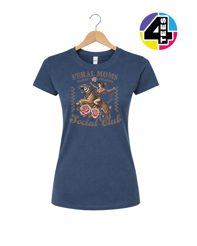 Feral Moms Social Club Women's Tee
