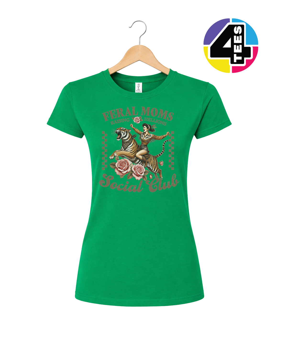 Feral Moms Social Club Women's Tee