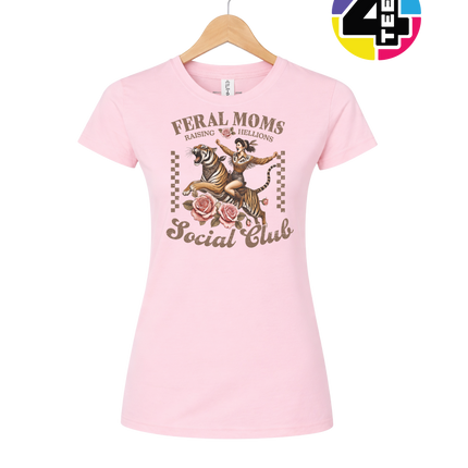 Feral Moms Social Club Women's Tee