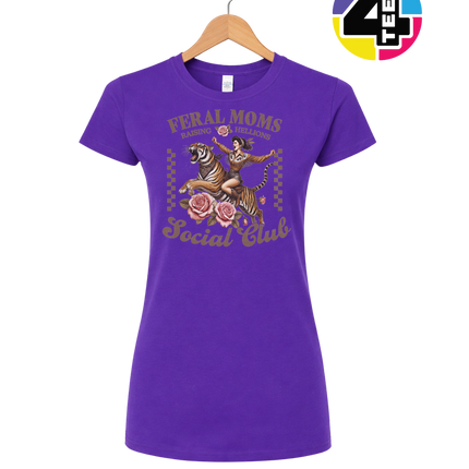 Feral Moms Social Club Women's Tee