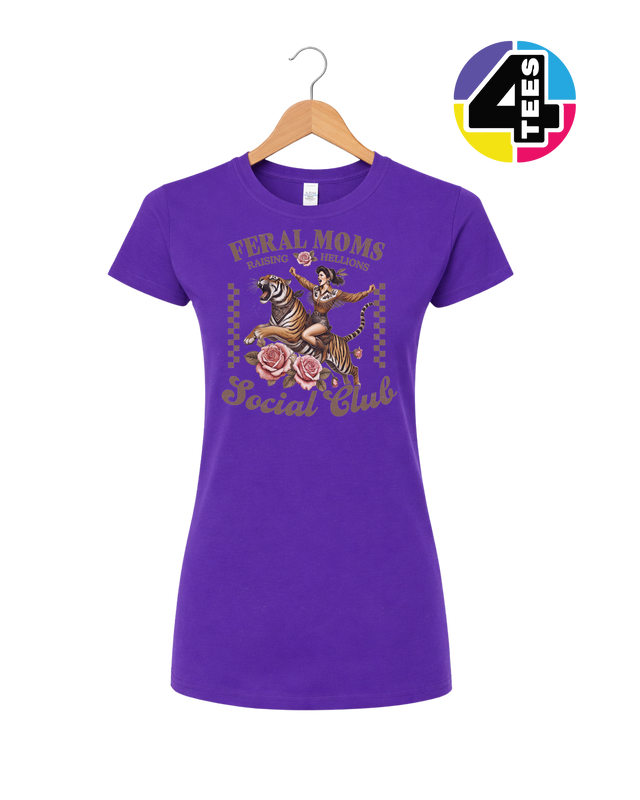 Feral Moms Social Club Women's Tee