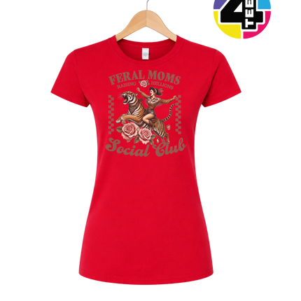 Feral Moms Social Club Women's Tee