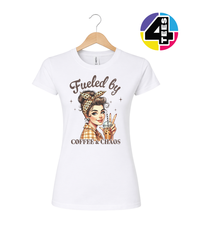 Fueled by Coffee & Chaos Women's Tee