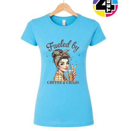 Fueled by Coffee & Chaos Women's Tee