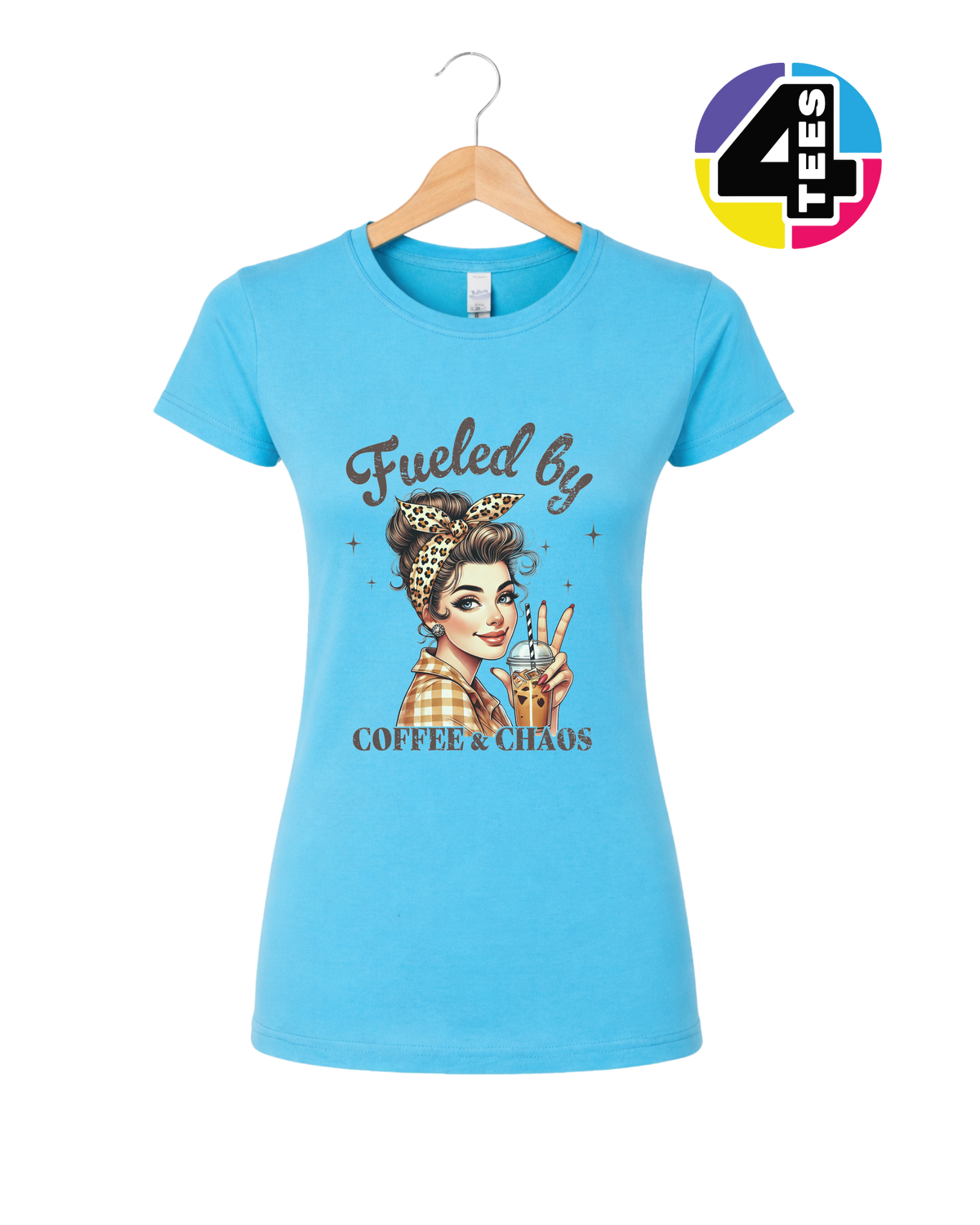 Fueled by Coffee & Chaos Women's Tee