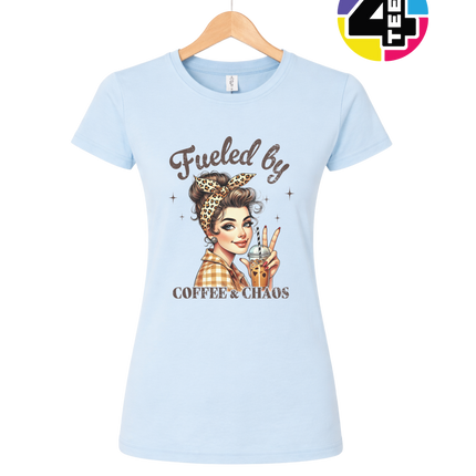 Fueled by Coffee & Chaos Women's Tee