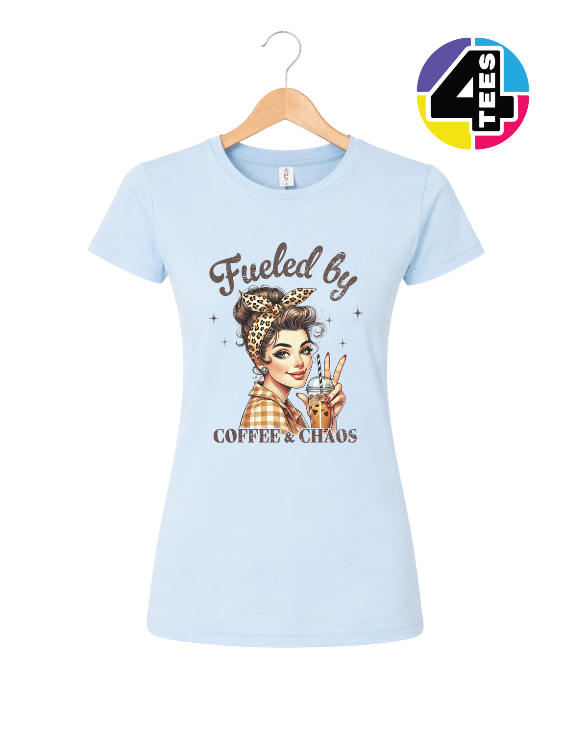 Fueled by Coffee & Chaos Women's Tee