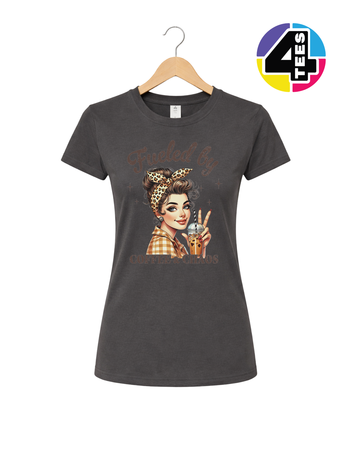 Fueled by Coffee & Chaos Women's Tee