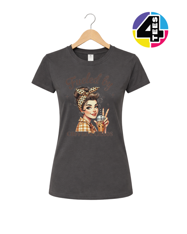 Fueled by Coffee & Chaos Women's Tee