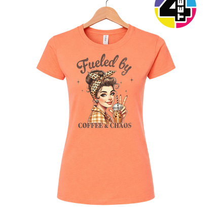 Fueled by Coffee & Chaos Women's Tee