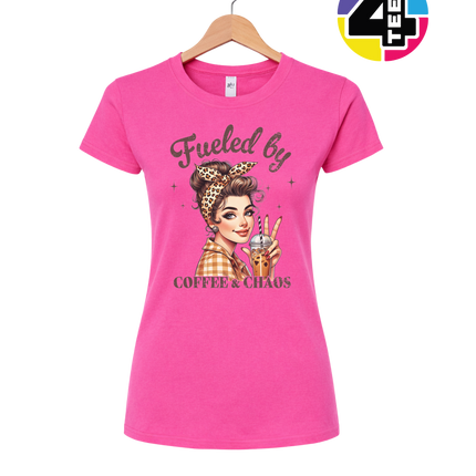 Fueled by Coffee & Chaos Women's Tee