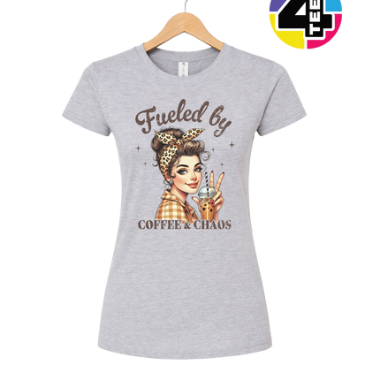 Fueled by Coffee & Chaos Women's Tee