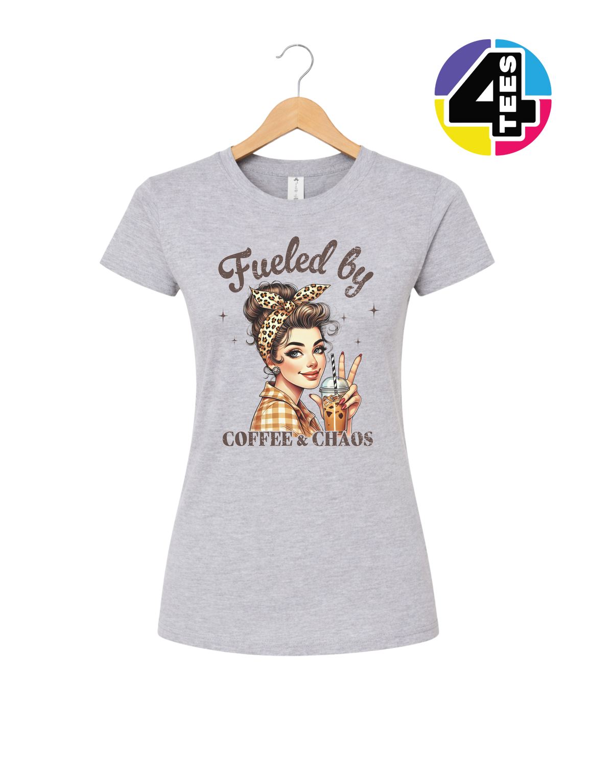 Fueled by Coffee & Chaos Women's Tee