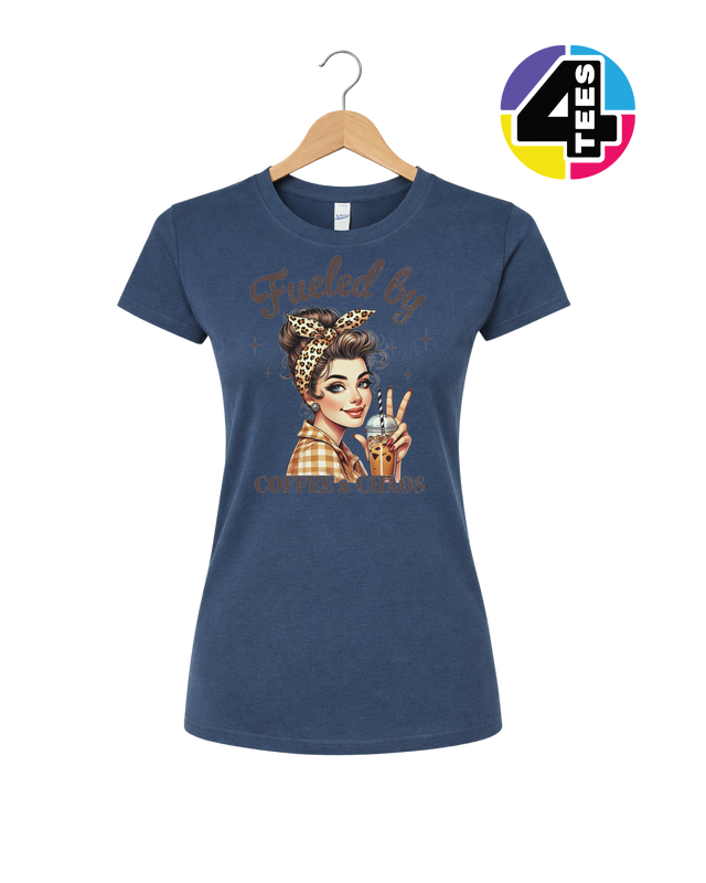 Fueled by Coffee & Chaos Women's Tee
