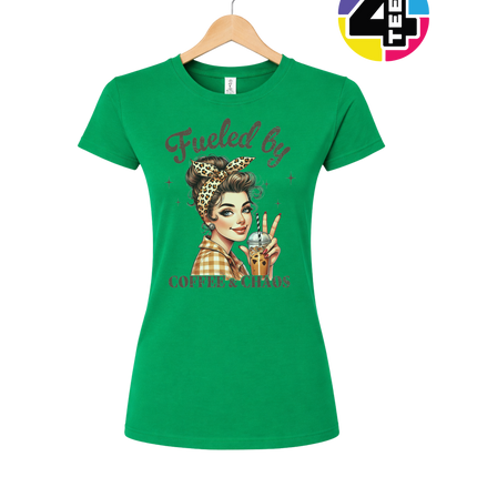 Fueled by Coffee & Chaos Women's Tee