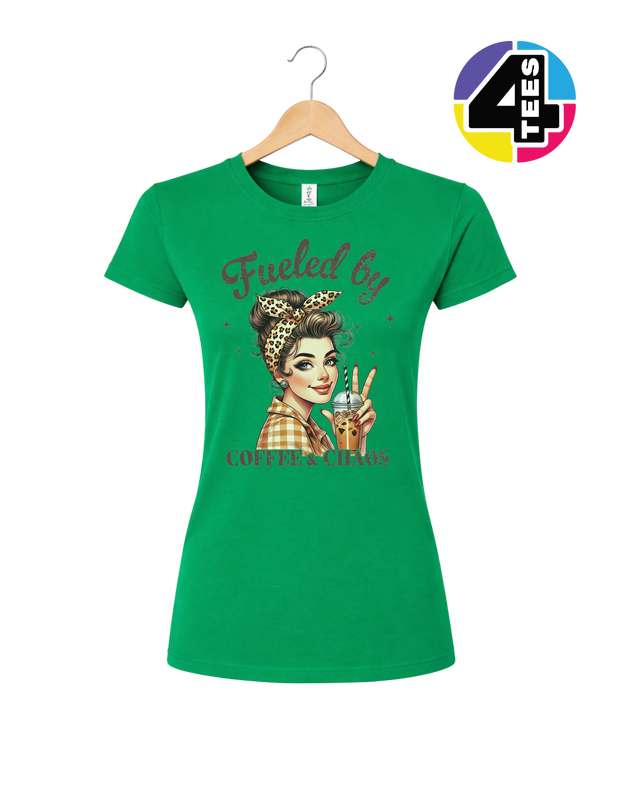 Fueled by Coffee & Chaos Women's Tee