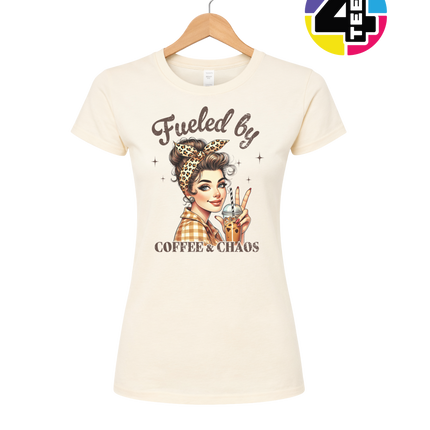 Fueled by Coffee & Chaos Women's Tee