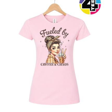 Fueled by Coffee & Chaos Women's Tee