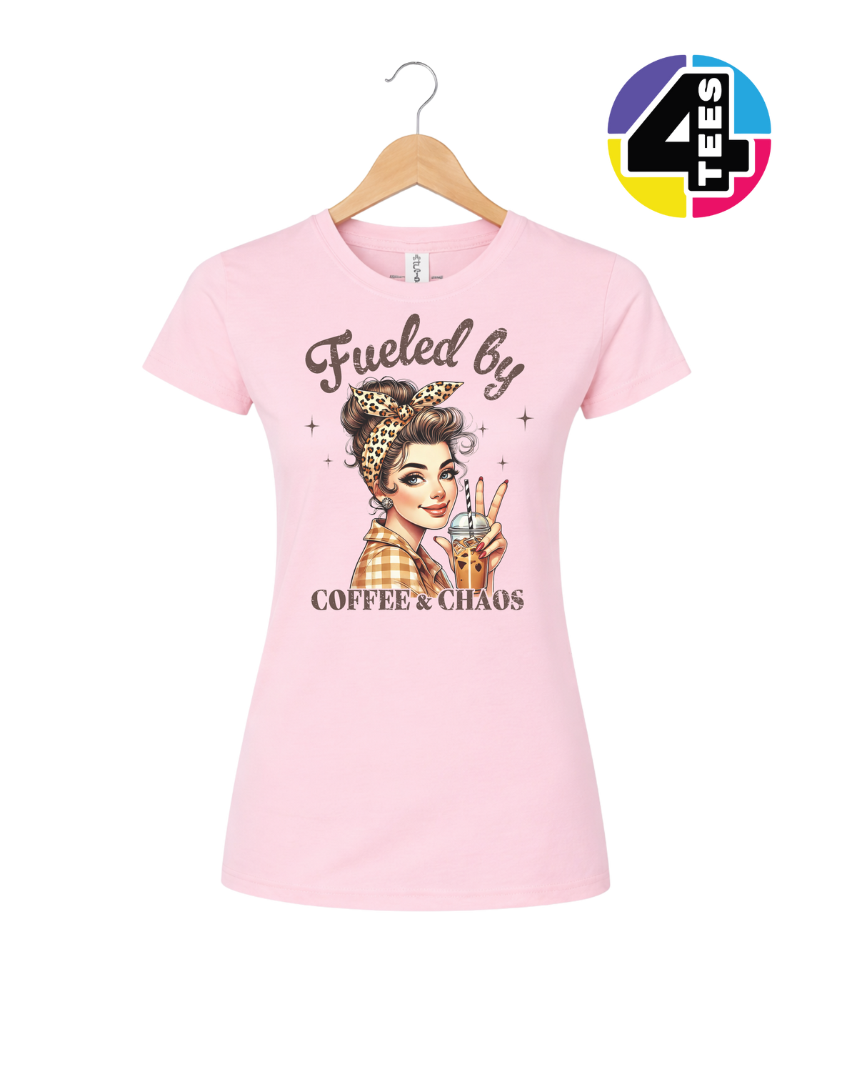 Fueled by Coffee & Chaos Women's Tee