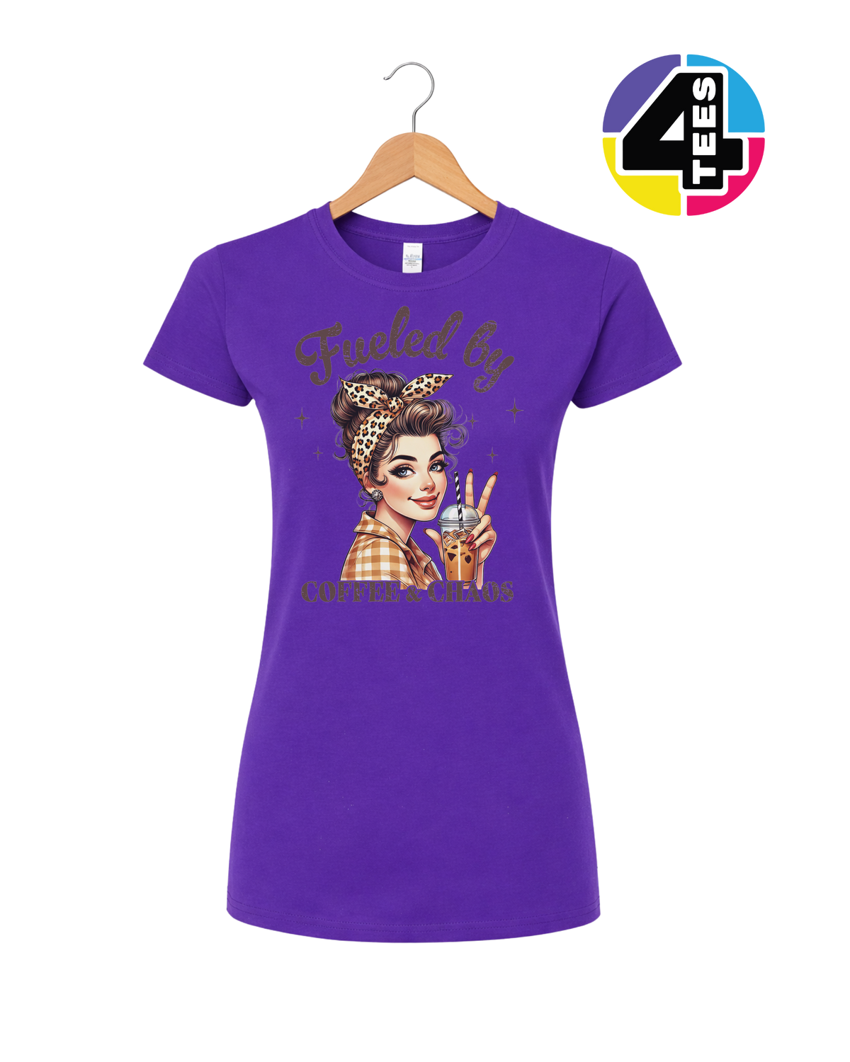 Fueled by Coffee & Chaos Women's Tee
