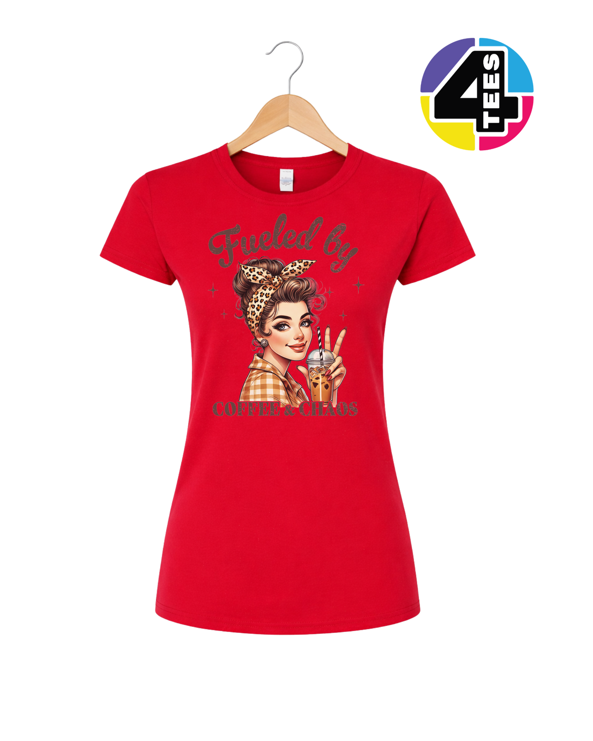 Fueled by Coffee & Chaos Women's Tee