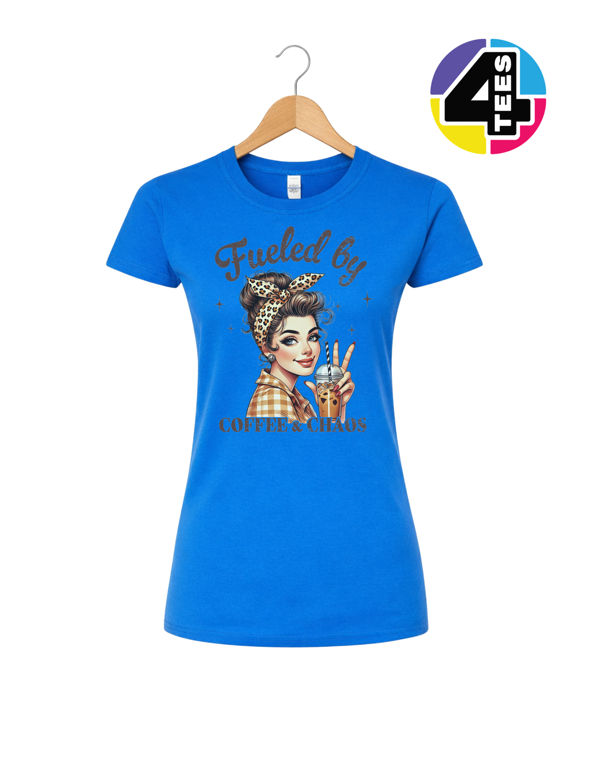 Fueled by Coffee & Chaos Women's Tee
