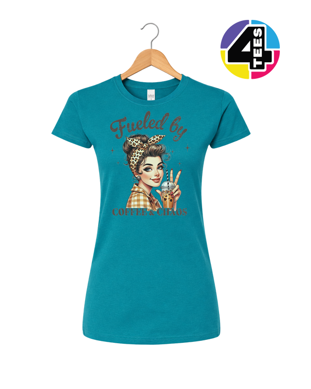 Fueled by Coffee & Chaos Women's Tee