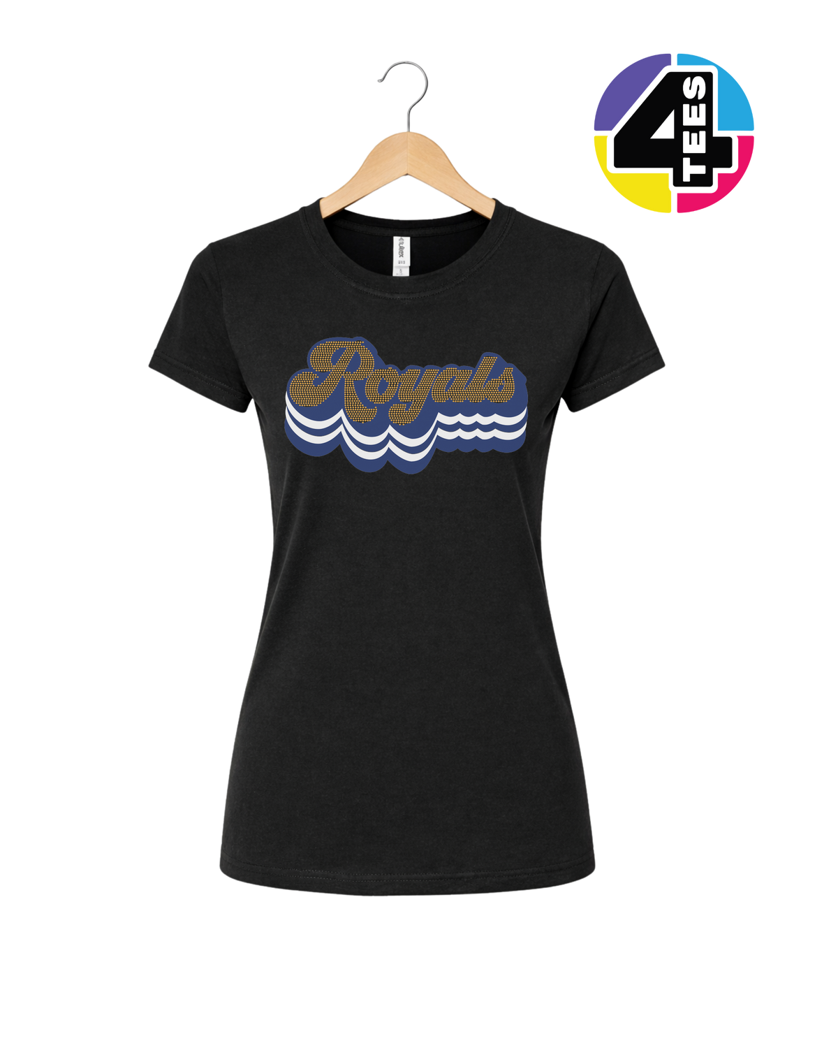 Kansas City Baseball Spangle Women's Tee
