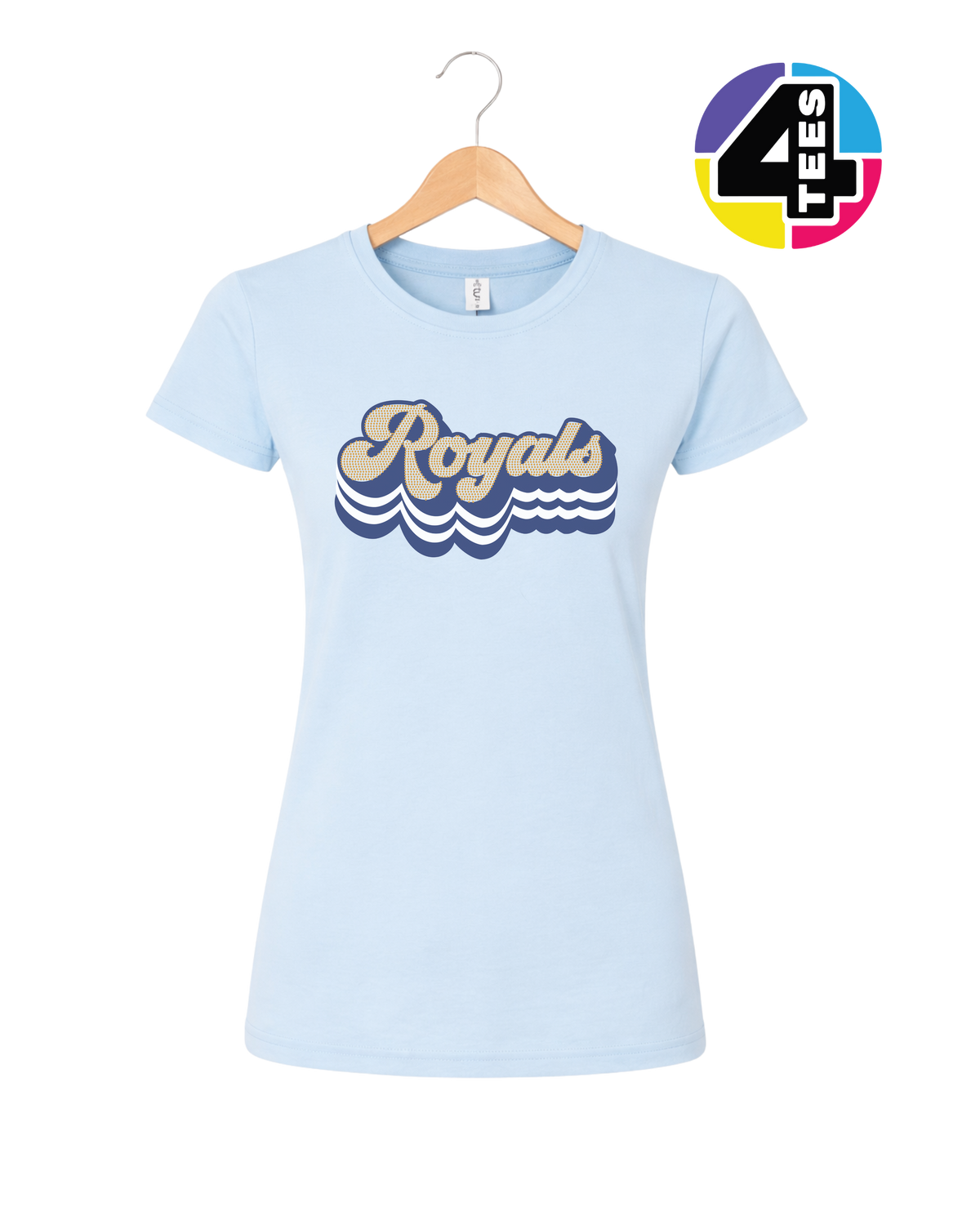 Kansas City Baseball Spangle Women's Tee