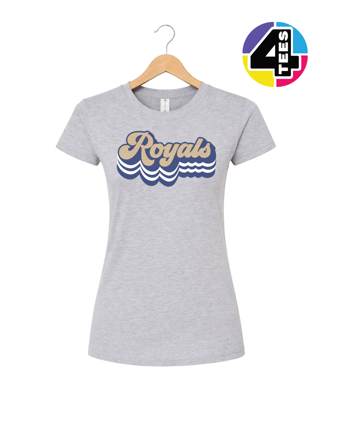 Kansas City Baseball Spangle Women's Tee
