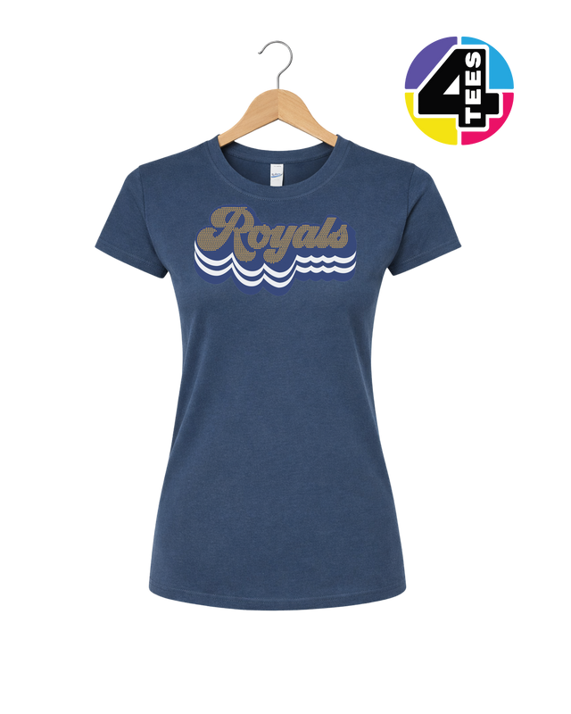 Kansas City Baseball Spangle Women's Tee