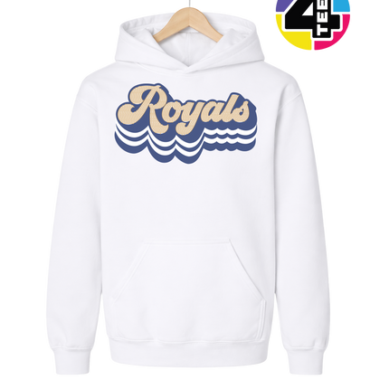 Kansas City Baseball Spangle Youth Hoodie