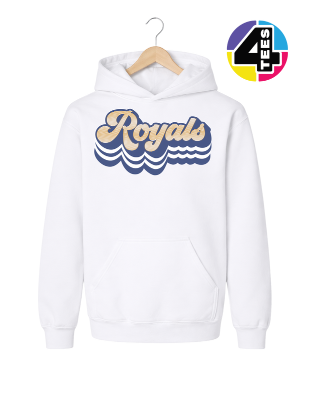 Kansas City Baseball Spangle Youth Hoodie