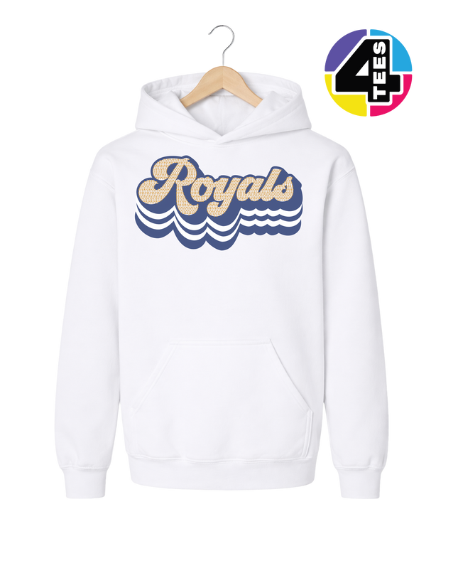 Kansas City Baseball Spangle Youth Hoodie