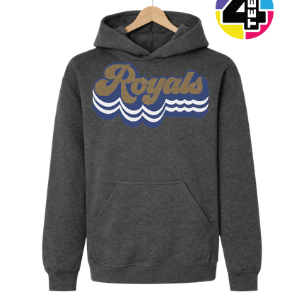 Kansas City Baseball Spangle Youth Hoodie