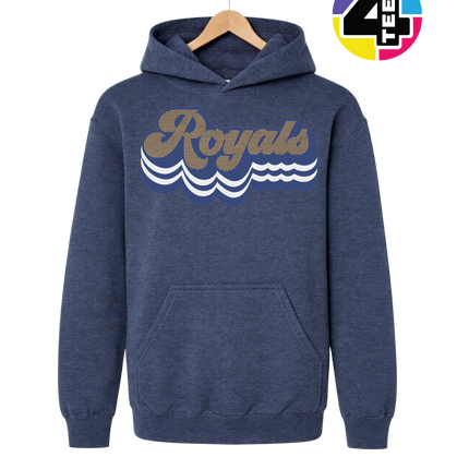 Kansas City Baseball Spangle Youth Hoodie