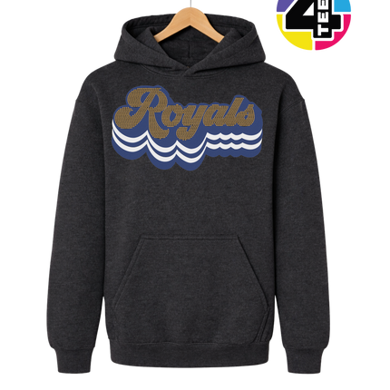 Kansas City Baseball Spangle Youth Hoodie