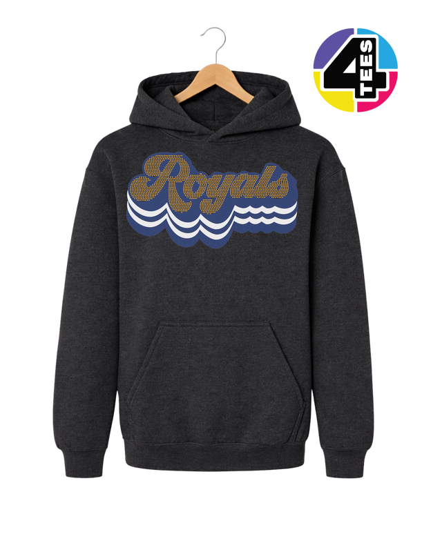 Kansas City Baseball Spangle Youth Hoodie