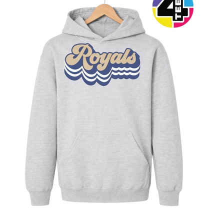 Kansas City Baseball Spangle Youth Hoodie