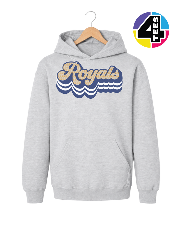 Kansas City Baseball Spangle Youth Hoodie